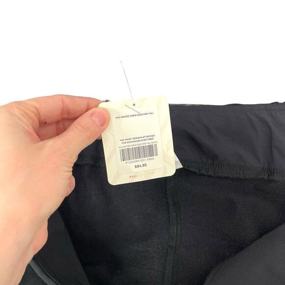 NEW Fabletics High Waisted Hybrid Cargo Pants Size 3X black - Picture 11 of 13